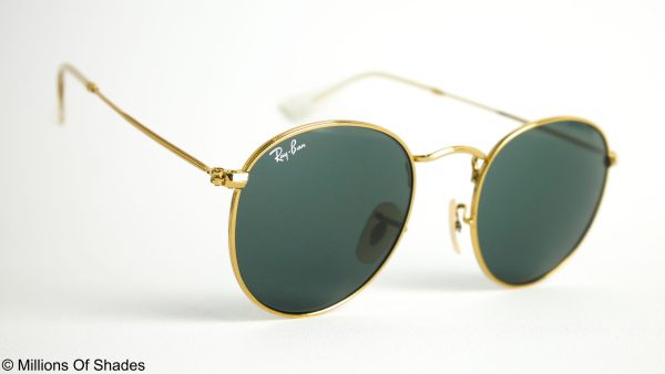 Round Metal RB3447- Gold Black - Image 2