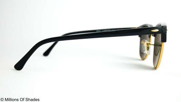 RB3016 Clubmaster - Black G15 Polarized - Image 3