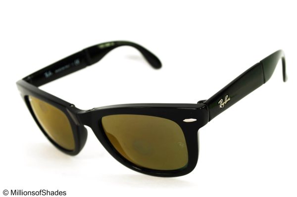 Folding Wayfarer RB4105 - Polish Black Gold - Image 2