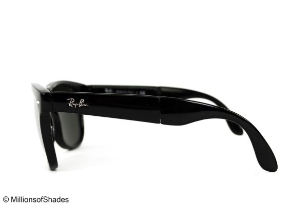 Folding Wayfarer RB4105 - Polish Black Gold - Image 3