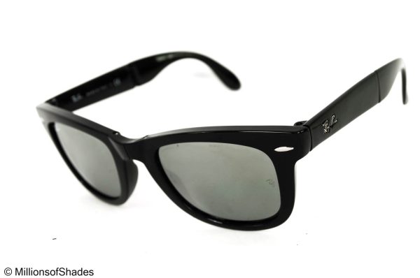 Folding Wayfarer RB4105 - Polish Black Silver - Image 2