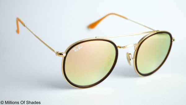 Round Double Bridge RB3647N - Gold Pink - Image 2