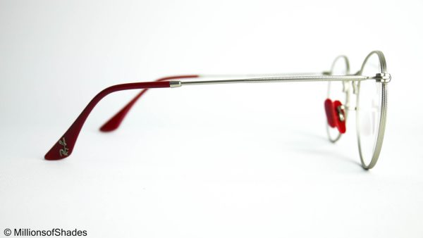 Round Metal Ferrari RB3447VM - Silver - Image 3