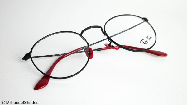 Round Metal Ferrari RB3447VM - Black - Image 4