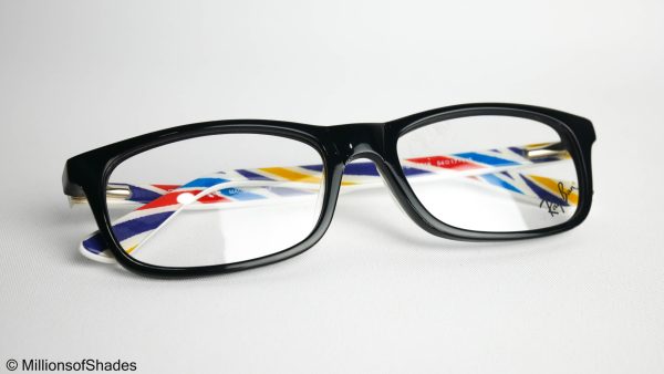 RayBan Optics RB5292-D - Black/White Rare Print - Image 4