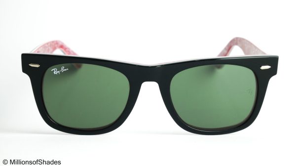 RB2140 Wayfarer Rare Print Edition - RayBan Mania Red