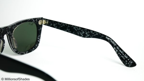 RB2140 Wayfarer Rare Print Edition - RayBan Mania Black - Image 4