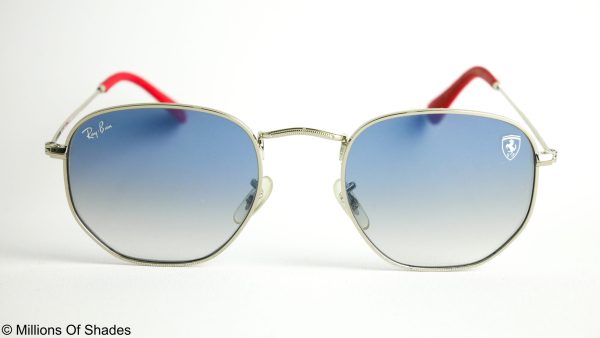 RB3548NM Scuderia Ferrrari Collection - Silver Blue Gradient