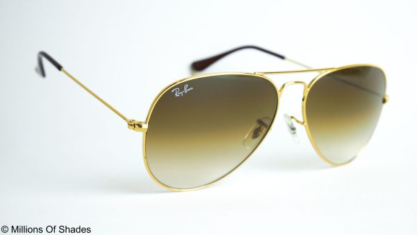 Aviator Classic RB3025/3026 – Gold Brown Gradient - Image 2