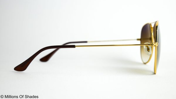 Aviator Classic RB3025/3026 – Gold Brown Gradient - Image 3