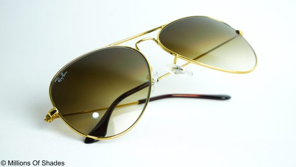 Aviator Classic RB3025/3026 – Gold Brown Gradient - Image 4
