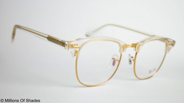 Clubmaster Optics RB5154 Transparent Gold - Image 2