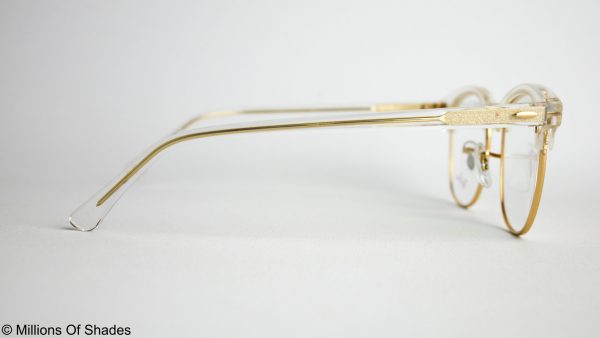 Clubmaster Optics RB5154 Transparent Gold - Image 3