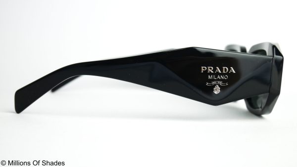 Prada Symbole Sunglasses PR17WS - Black - Image 3