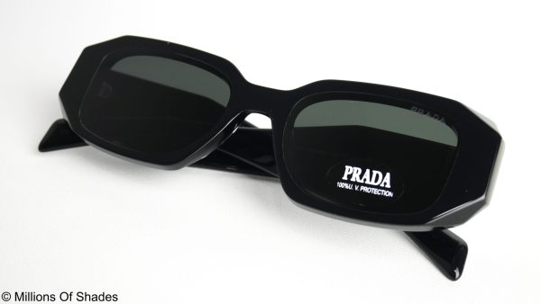 Prada Symbole Sunglasses PR17WS - Black - Image 4
