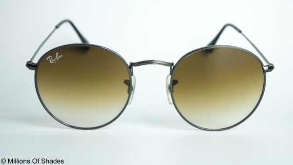 Round Metal - Gunmetal Brown
