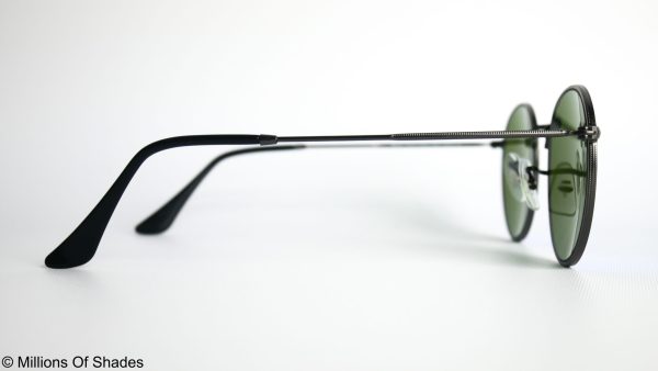 Round Metal - Black Blue Flash - Image 3