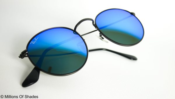 Round Metal - Black Blue Flash - Image 4