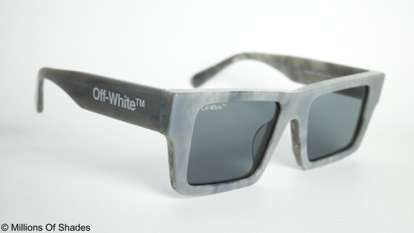 Off White - Nassau Sunglasses - Marble-Cloud Grey - Image 2
