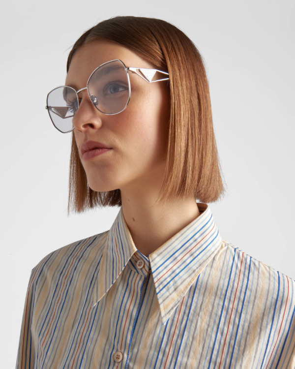 Prada Symbole sunglasses - Cloudy Gray - Image 5