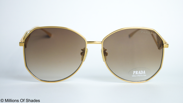 Prada Symbole sunglasses - Pale Gold Brown