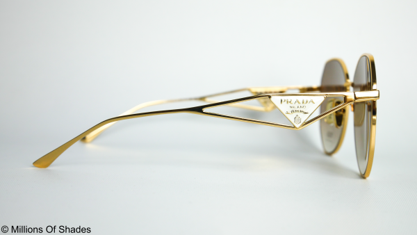 Prada Symbole sunglasses - Pale Gold Brown - Image 3