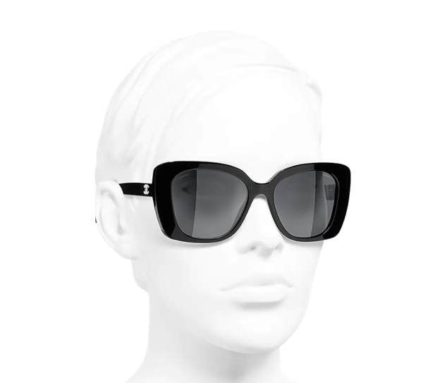 Square Sunglasses CH5422B-Black - Image 7