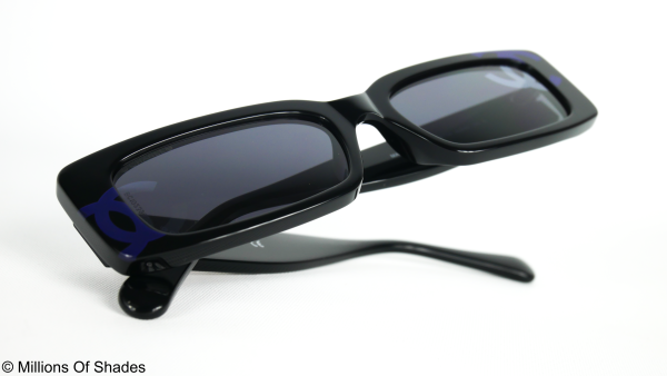 Rectangle Sunglasses A71473-Black Blue - Image 4