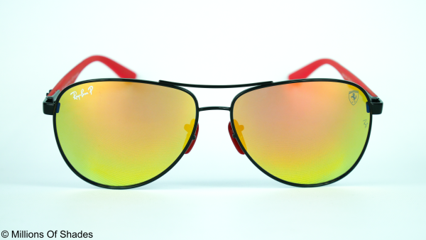 RB8313M Scuderia Ferrrari Collection - Red Chromance Mirror