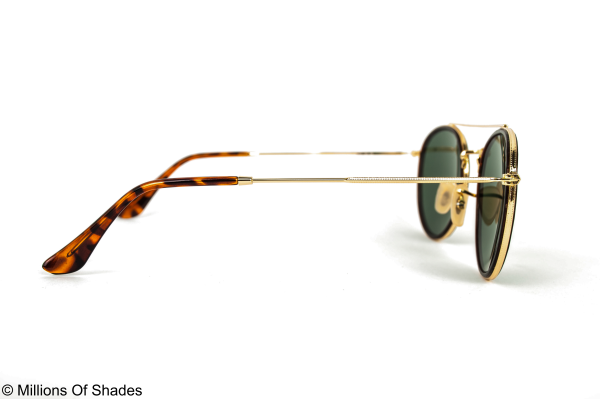 Round Double Bridge RB3647N - Gold G15 - Image 3