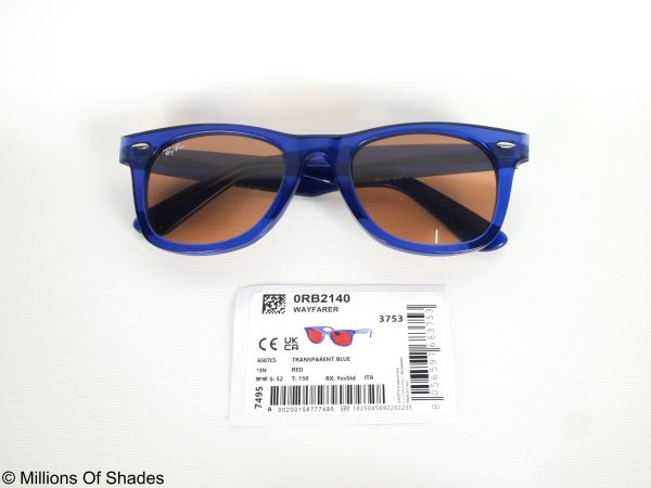 RB2140 Wayfarer Colorblock - Blue - Image 5