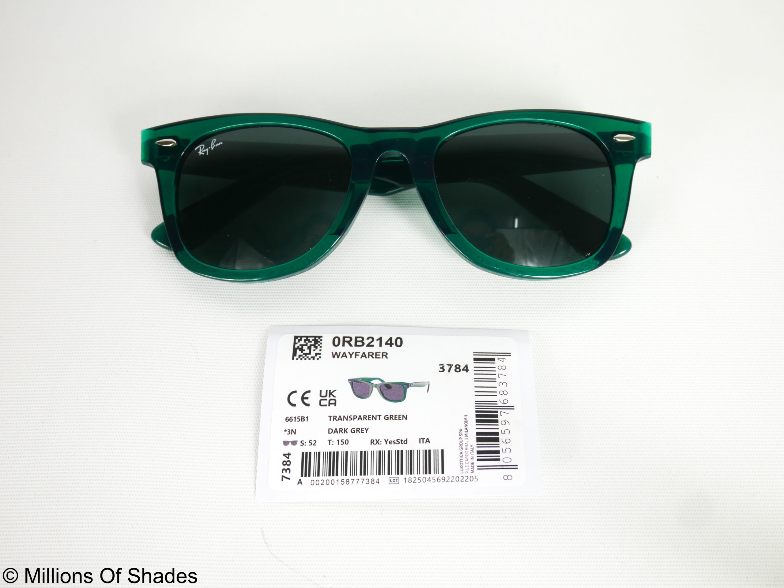 RB2140 Wayfarer Colorblock - Green - Image 5