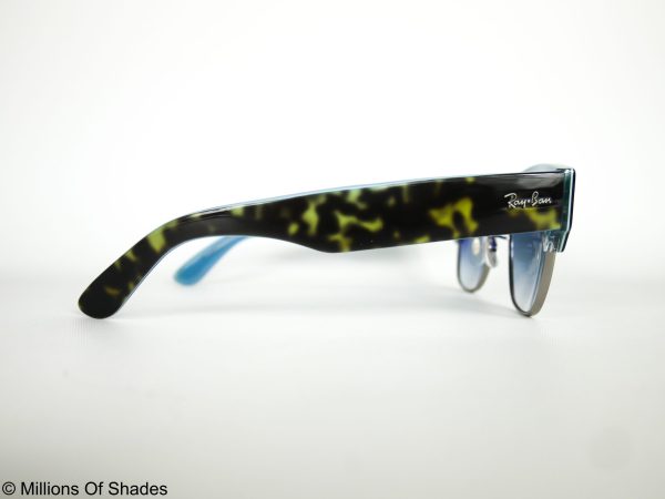 Mega Clubmaster - Havana with Blue Gradient - Image 3