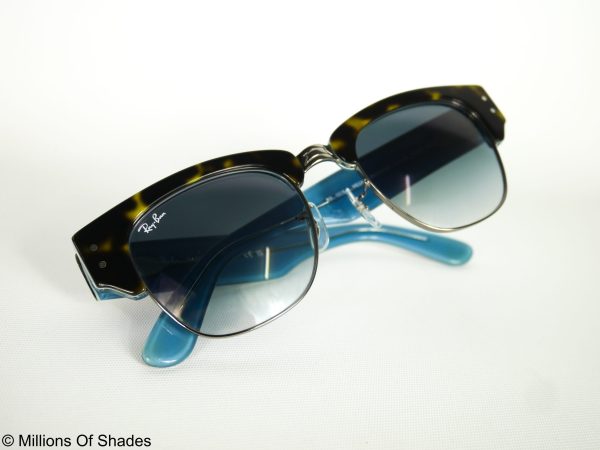 Mega Clubmaster - Havana with Blue Gradient - Image 4