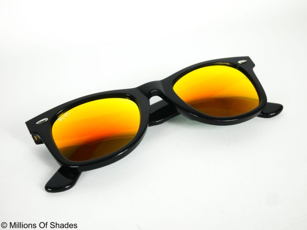 RB2140 Wayfarer Flash Lenses - Red - Image 4