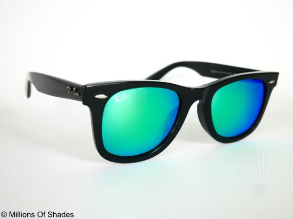 RB2140 Wayfarer Flash Lenses - Green - Image 2