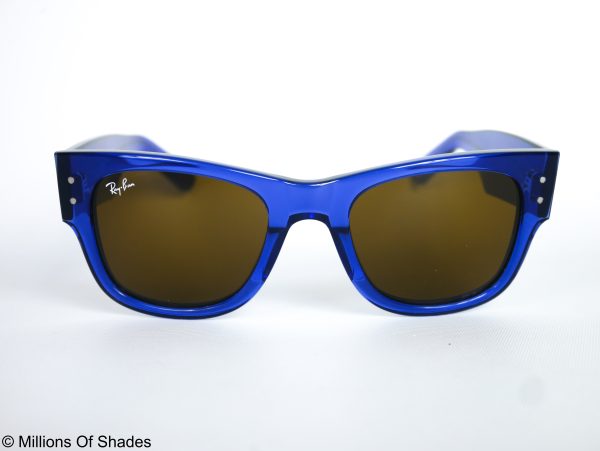 Mega Wayfarer - Blue Brown