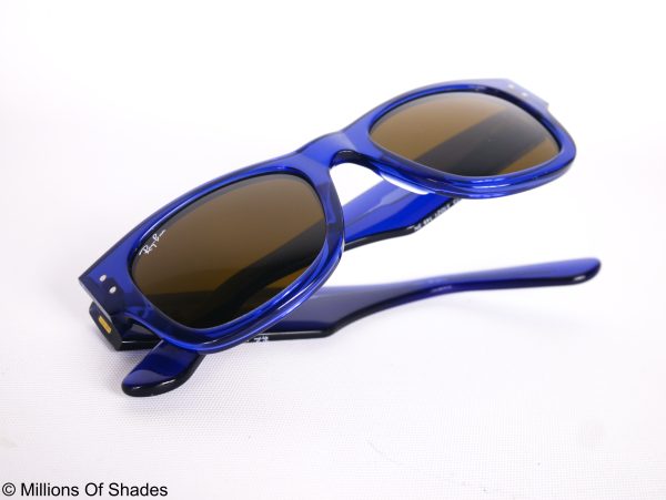 Mega Wayfarer - Blue Brown - Image 4