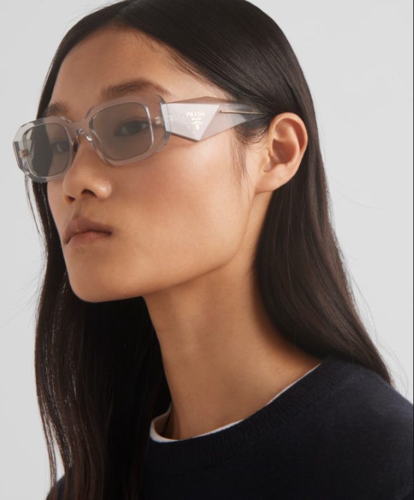 Prada Symbole Sunglasses PR17WS - Transparent Gold - Image 6