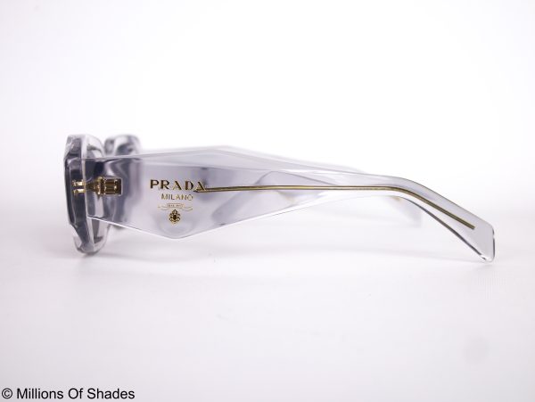 Prada Symbole Sunglasses PR17WS - Transparent Gold - Image 3