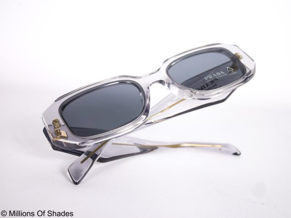 Prada Symbole Sunglasses PR17WS - Transparent Gold - Image 4