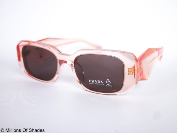 Prada Symbole Sunglasses PR17WS - Transparent Pink - Image 2