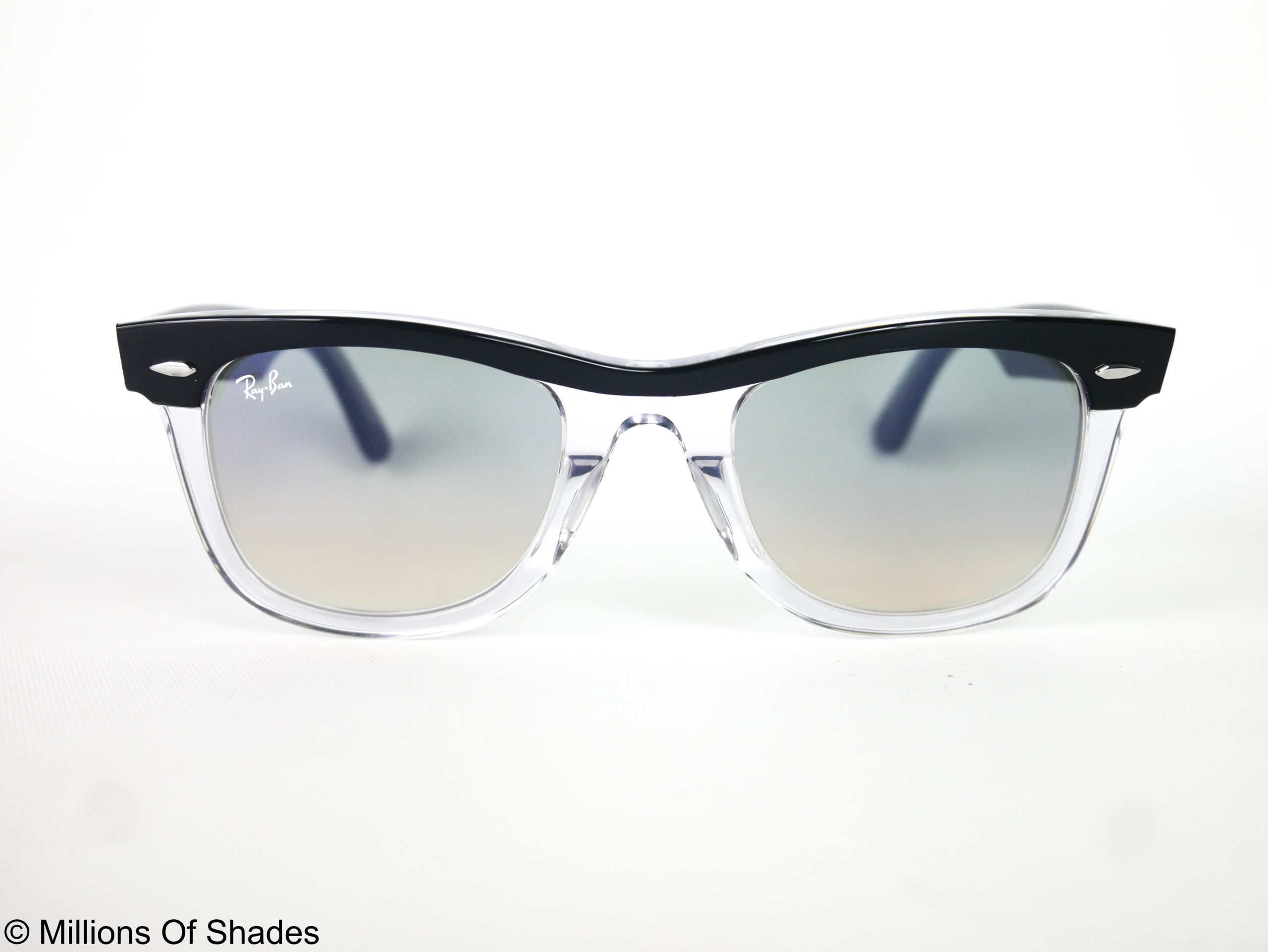 RB2240 Wayfarer Street Neat - Black On Transparent