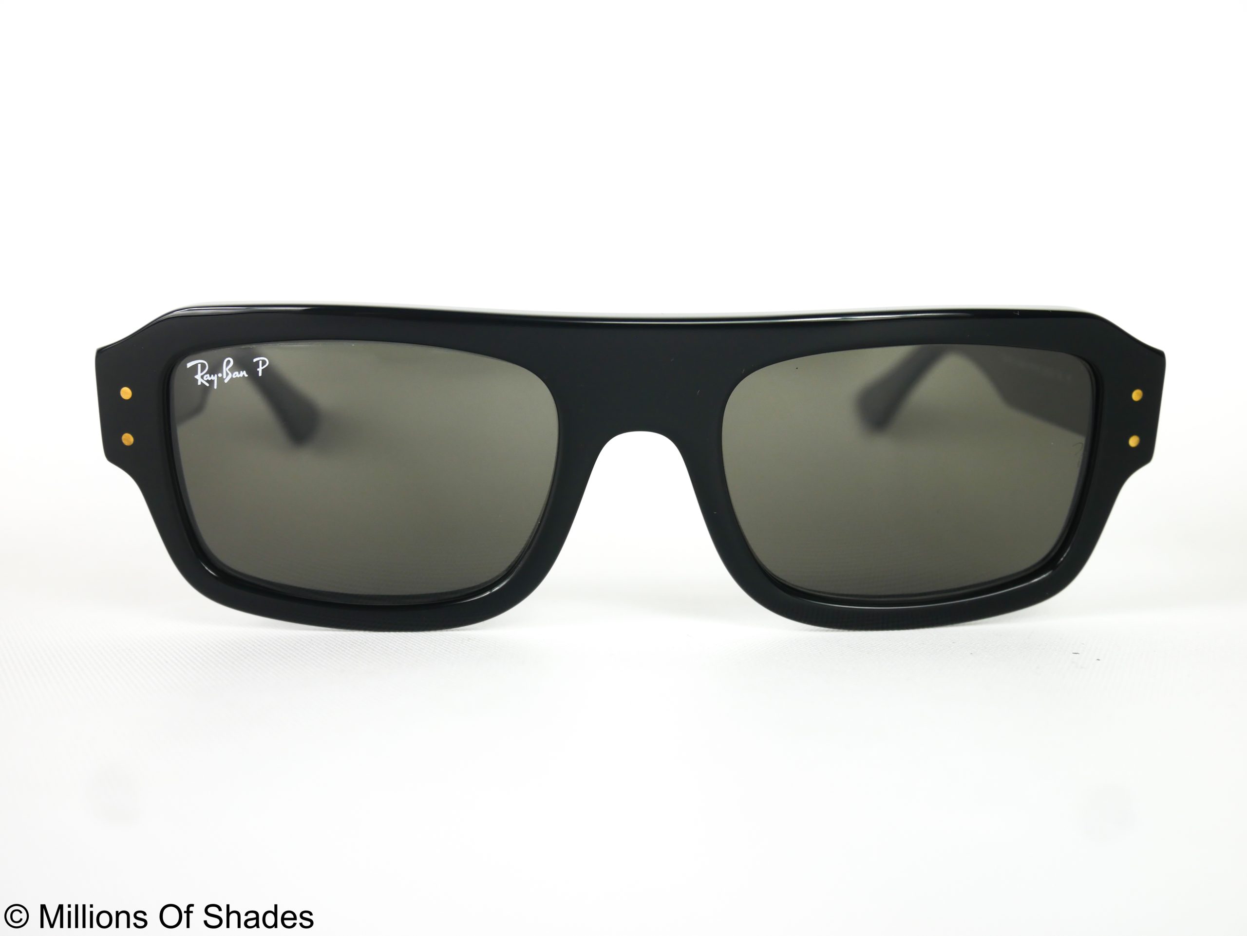 Lukas RB4454F - Polished Black G15 Polarized
