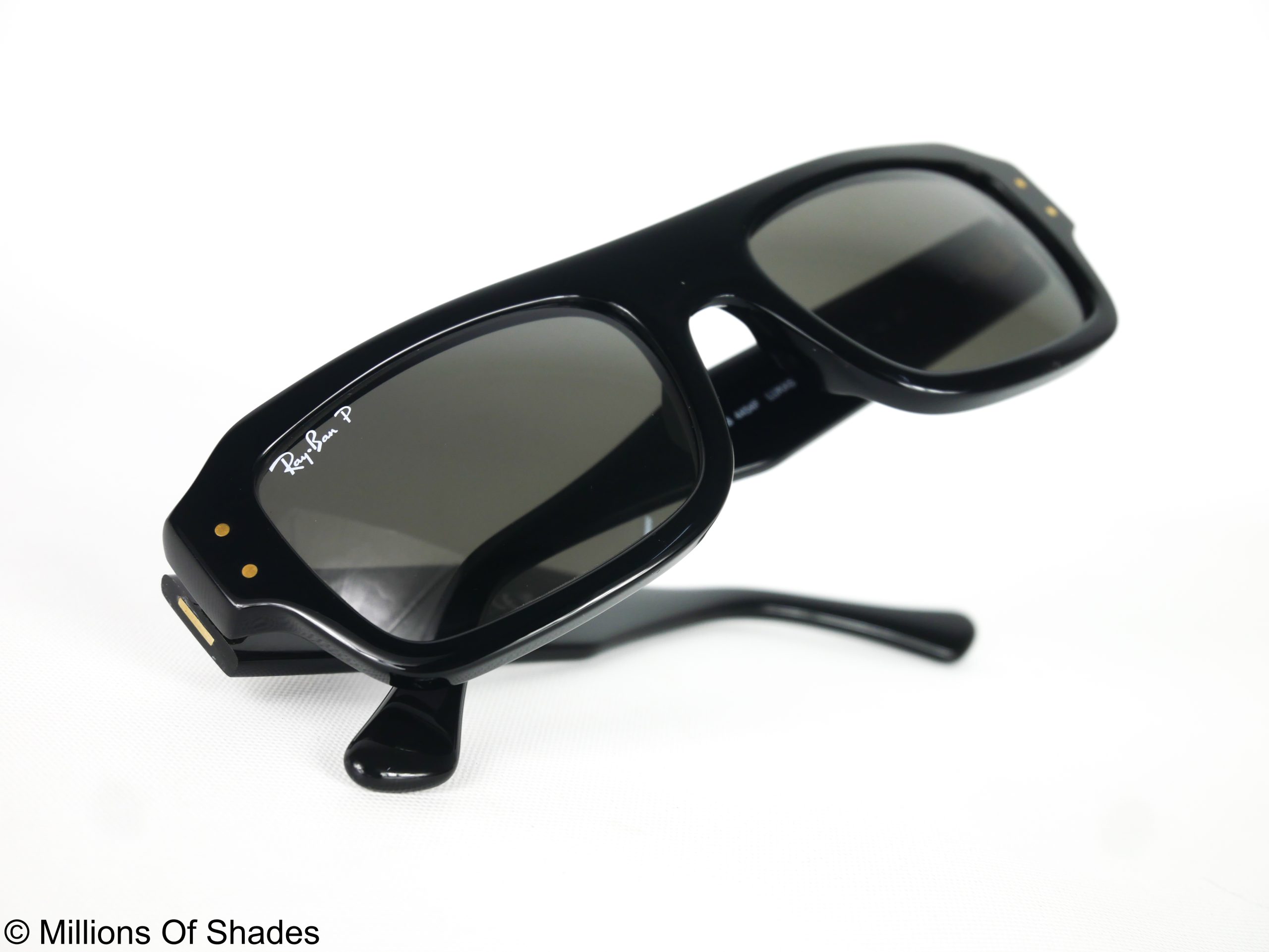 Lukas RB4454F - Polished Black G15 Polarized - Image 4